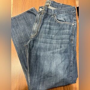 Mens Levi's 559 Size 40 Dark Blue Relaxed Straight Jeans
